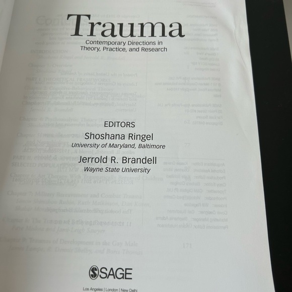 Trauma book Shoshana Ringel and Jerrold R. Brandell - Picture 2 of 4